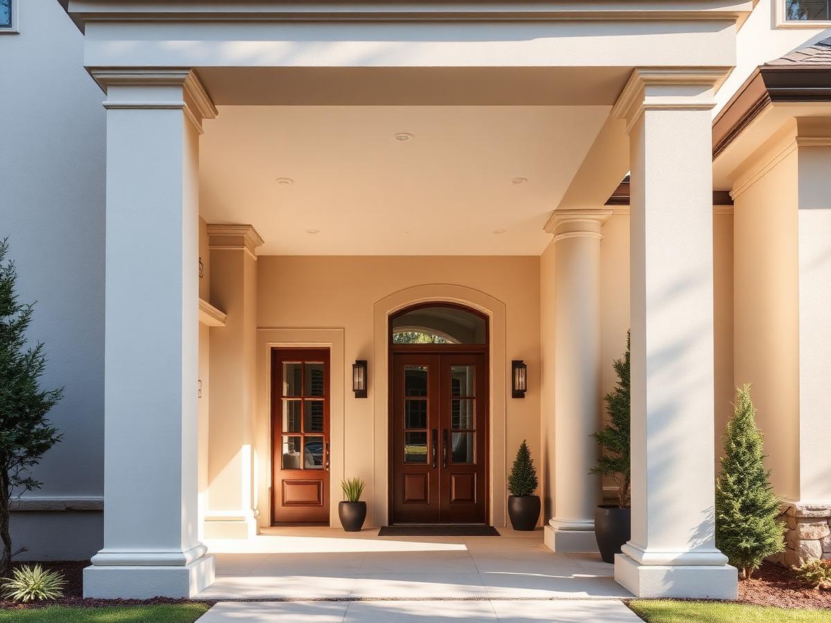 Architectural columns and exterior finishes