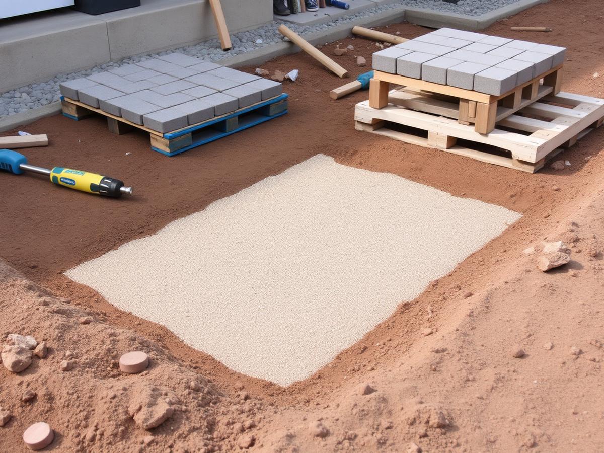 Paving and hardscape site preparation